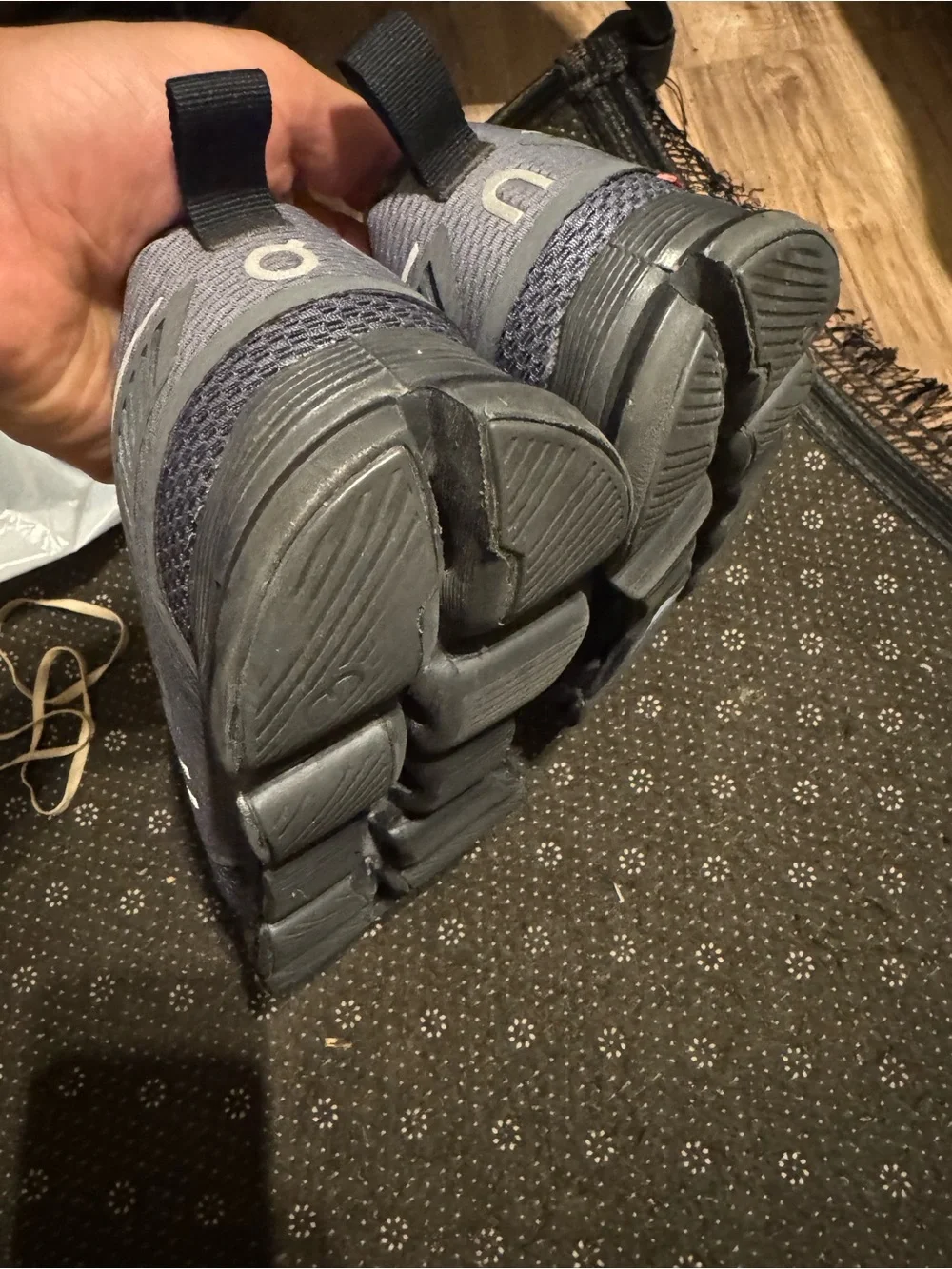 DC Men’s Athletic Shoe in Gray and Black